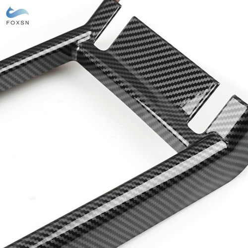 Coche ABS fibra de carbono reposabrazos central reposabrazos marco para Audi A4 B9 A5 2017-21 - Imagen 7 de 7