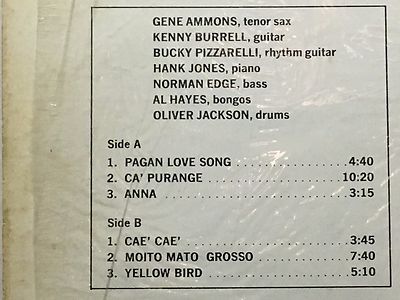 GENE AMMONS - Jungle Soul ~ PRESTIGE 7552 {reissue of 7257} w