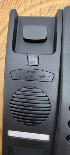 TELEMATRIX Spectrum Plus SP-550 Single Line Telephone (BLACK) SP550(195501) New - Picture 3 of 9