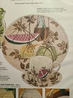 Vintage Print Ad 1956 Red Wing Potteries Dinnerware Plate Cup Lemons Limes
