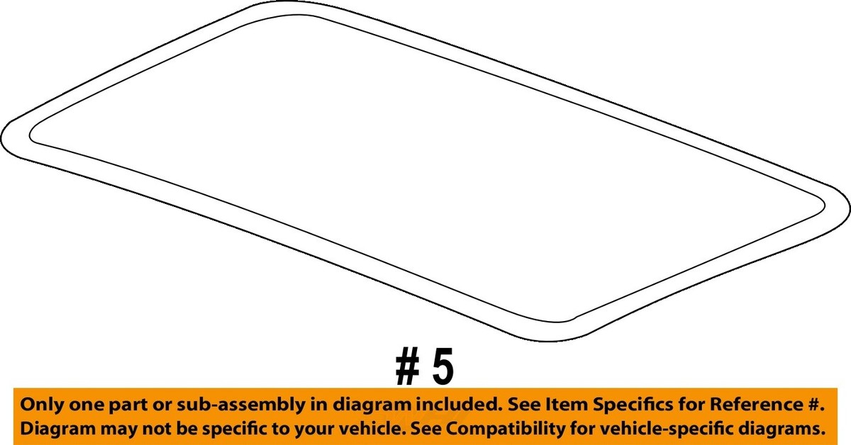 New Genuine Mercedes-Benz Sunroof Seal Sliding Roof Weatherstrip OE 1407800098 E - Foto 4