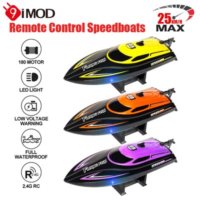  9IMOD RC Boat HJ812 High Speed Racing Boat 25KM/H 2.4G Remote Control Speedboat