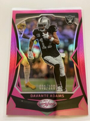 2024 Panini Certified - Davante Adams #30 Mirror Pink /225.  PLEASE READ AD!!!!!
