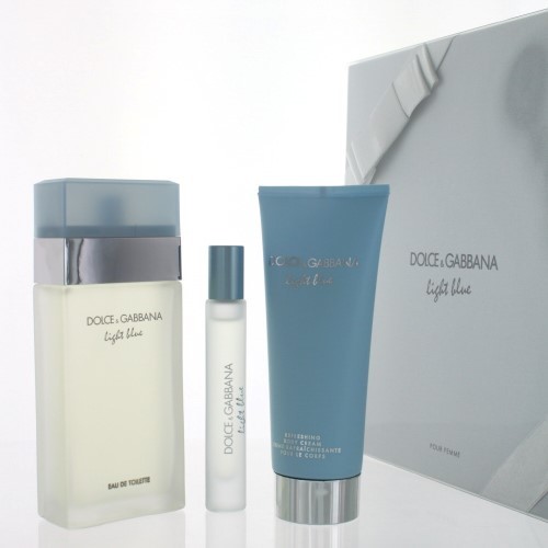 dolce and gabbana light blue for women gift set