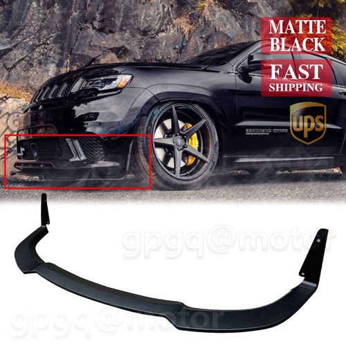 Matte Black For Jeep Grand Cherokee SRT 1721 Winglet Front Bumper Lip
