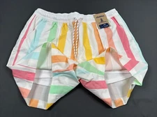 NWT Chubbies The Swim Pops Upscale Classy 5.5" Swim Trunks w/ Liner Large
