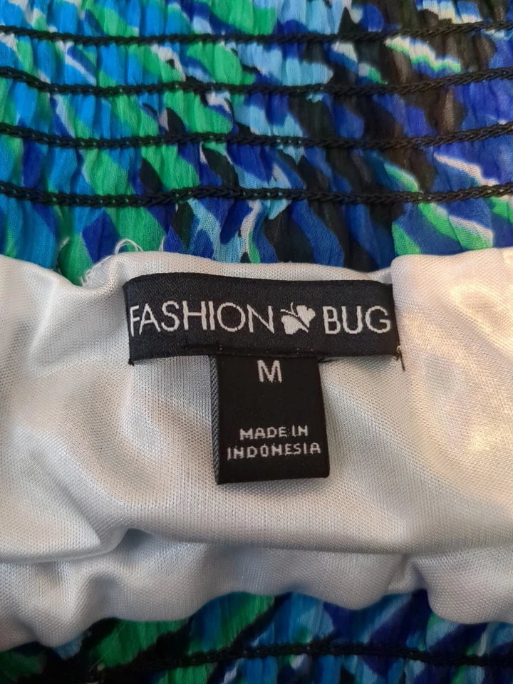 Moda Falda Bug Mediana Capas Azul Negro Verde Blanco Foto 3 de 4