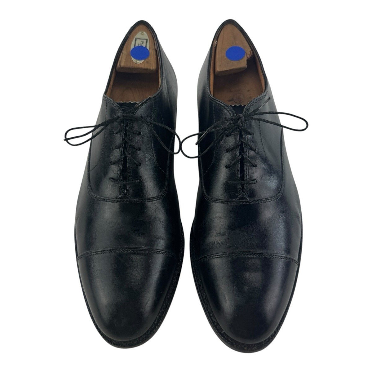 Alden New England Black Soft Calf Leather Almond Toe Dress Shoes - Size 10.5 981 - Leisure Hand Sewn in Black Calfskin – ALDEN SHOES main image 4