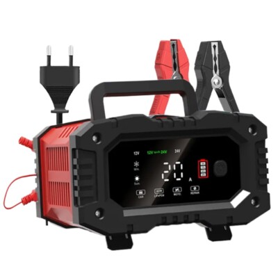 12v/24v Fully Automatic Battery Charger 7-segment Battery Charger Pulse Repair