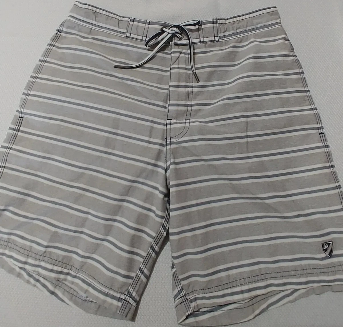 Daniel Cremieux Swim Trunks For Men Size Medium Gray Swim Shorts