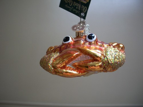 Old World Christmas CRAB LOUIE 2002 Glass Ornament new with tag - Picture 11 of 11