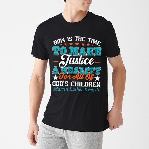 T-shirt donna Martin Luther King Jr. vintage uomo moda 2023 donna t-shirt nuova - Foto 3 di 9