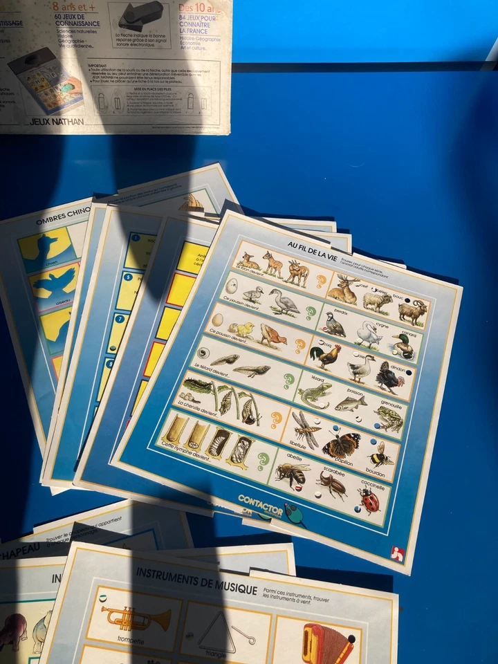 JEU DE SOCIETE CONTACTOR ELECTRONIQUE NATHAN 1990 VINTAGE Livré Gratuit N°6 - Photo 3/4