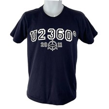 U2 Concert Tour T Shirt 2011 /Adult (S) Blue / SLIM FIT /  100% Combed Cotton