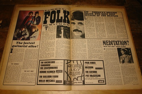 RECORD MIRROR 30 MARCH 1968 CLIFF RICHARD OLINKA BEROVA BEATLES TEN YEARS AFTER - Picture 4 of 7