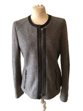 ** Fuchs Schmitt ** Grey Fleece Wool Jacket ** Oktoberfest ** Uk 10 **