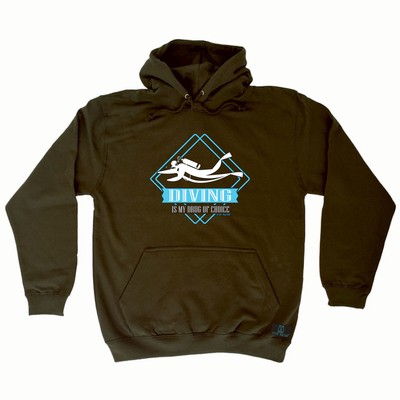 Tauchen Ow Droge der Wahl - Neuheit Herrenkleidung lustiges Geschenk Hoodies Hoodie