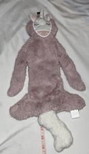 Slumberkins Pink Mauve Unicorn Lovey Security Blanket 19 Inch Stuffed Animal Toy