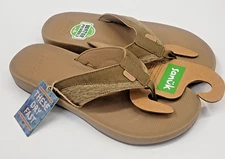 Sanuk Mens Cosmic Seas Mesh Tan 12