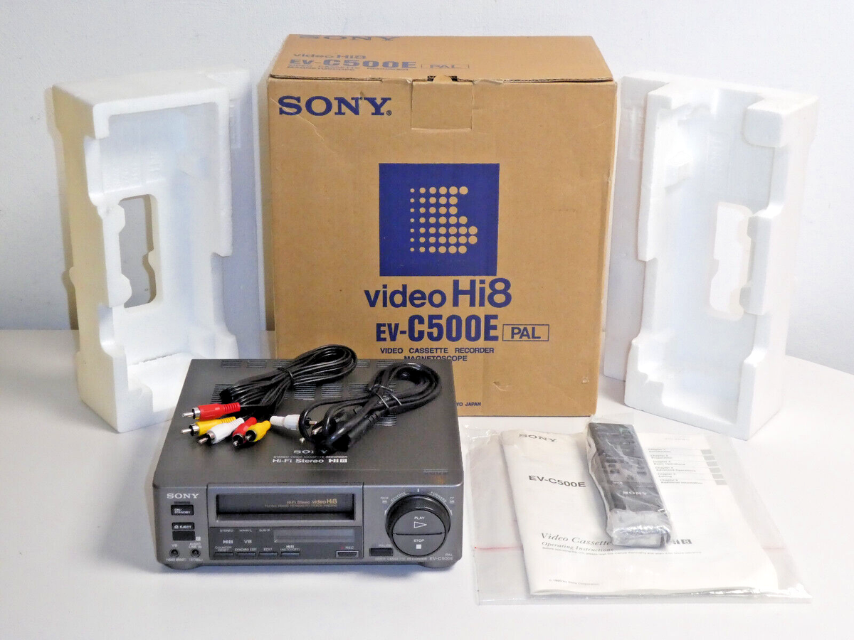 Magnétoscope Hi8 Sony EVC 500 E – Avec Télécommande – Occasion