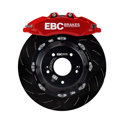 EBC Racing For 07-13 BMW M3 (E90/E92/E82) Red Apollo-6 Calipers 380mm Rotors