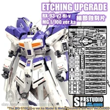 for MG 1/100 RX 93 2 Hi Nu ver ka Model SH Studio Details Add on Part Etch Sheet