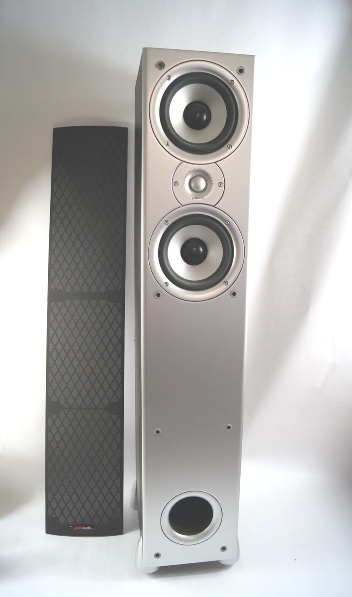 Polk Audio Monitor 50 2-Way Floorstanding Speaker Tower Bi-Amp 
