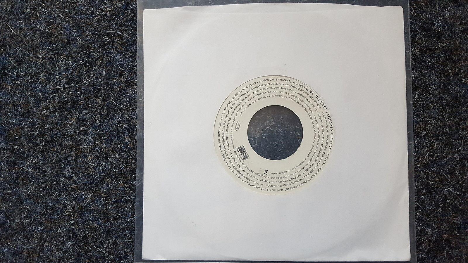 7"" Single Vinyl Michael Jackson - Cry US