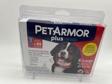 Pet Armor Plus Flea Tick Prevention extra large Dogs 89-123lbs 3App COMBINE SHIP