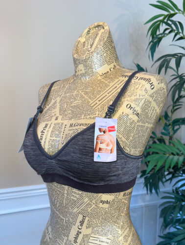Hanes Women's ComfortFlex Seamless T-Shirt Bra MHG795 Gravel Grey Heather Size S - Picture 2 of 16