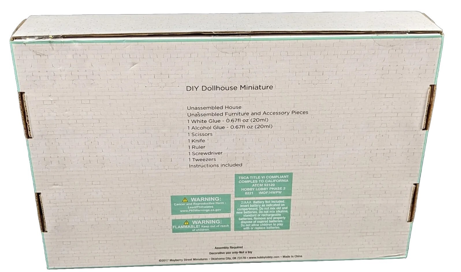 Mayberry Street Miniatures DIY Honeymoon Suite DollHouse Kit 124 New