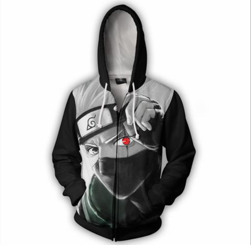 Naruto Kakashi Hatake Unisex Con Capucha Suéter Chaqueta de Disfraz mg 60 |  eBay