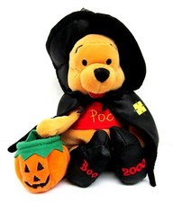 Disney Witch Pooh Bean Bag Plush Stuffed Toy Winnie The Pooh Halloween 9 inch