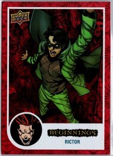 2024 Upper Deck Marvel Beginnings Volume 2 Series 2 #134 Rictor Red Supernova