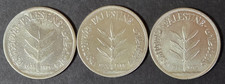 Palestine Key-Date 100 Mils, 1931, 1933, 1934