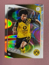 2025-26 Topps UEFA UCC Karim Adeyemi Raindrops Foil #128 Borussia Dortmund