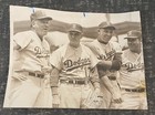 Vintage Brooklyn Dodgers Type 1 AP Photo Duke Snider Gill Hodges Old Timers Game — photo 1