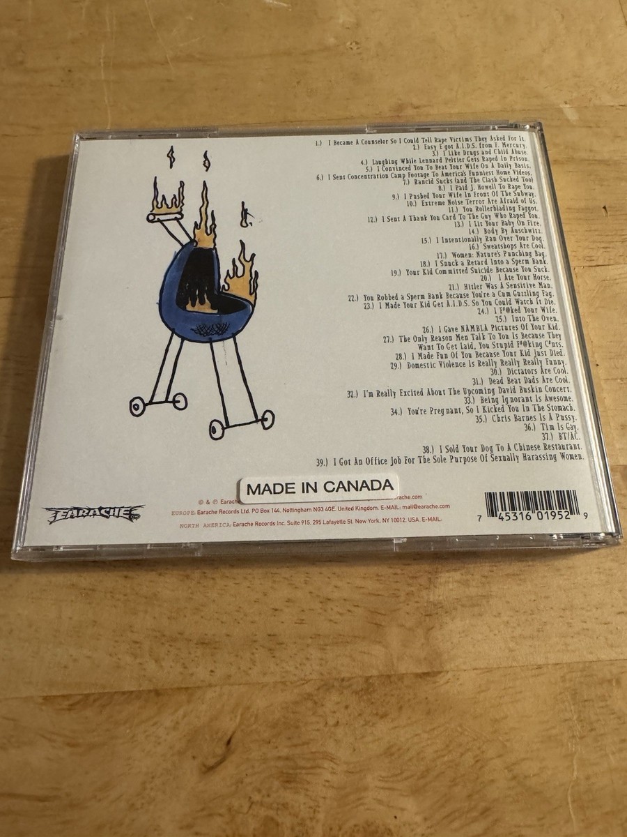 AxCx プルオーヴァーパーカー　 Anal Cunt Anal Cunt - It Just Gets Worse Cd RARE OOP A.C. AxCx Seth