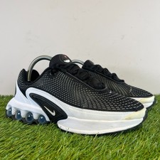 Nike Trainers Size 4.5 Kid's Black Mesh Air Max Dn Comfort Walking Running Shoes