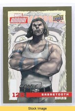 2016 Upper Deck Marvel Annual Gold SP Sabretooth #128 READ b7b