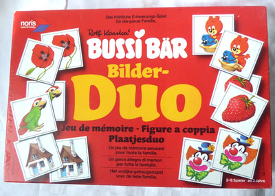 Bussi Bär Bilder-Duo Noris Spiele Vintage Memory 54 Paare