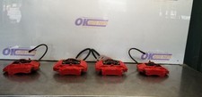 04 Porsche Boxster S 986 3.2l Brake Caliper Set Front And Rear Red 04 Porsche Boxster S 986 3.2l Brake Caliper Set Front And Rear Red