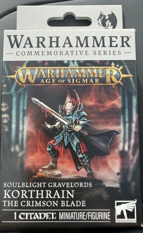 Korthrain The Crimson Blade Vampire Hero Soulblight Gravelords Event Exclusive