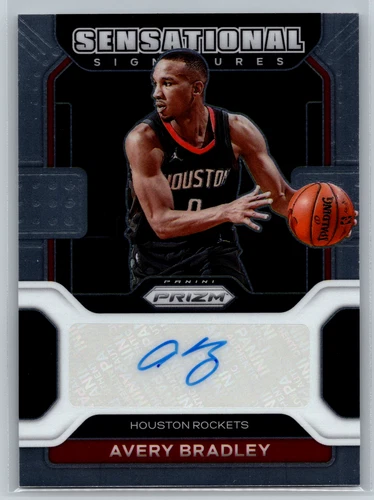 Avery Bradley 2021-22 Panini Prizm Sensational Signatures Auto SS-AVB