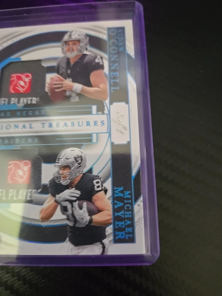 2023 Panini National Treasures Aidan O'Connell And Michael Mayer 1 Of 1 - Image 3 of 4