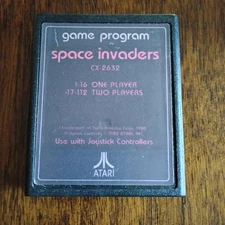 SPACE INVADERS Atari 2600 Game Cartridge. Risk free purchase