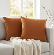 Luxury Velvet Cushion Cover 45x45cm / 18x18" Home Sofa Decorative Zipped