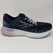 Brooks Glycerin 20 Women's Size 7 Navy Blue Lilac Running Shoes 1203691B499 