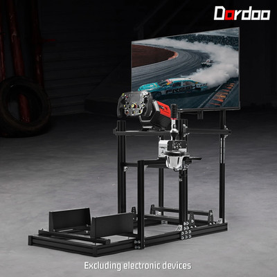 Dardoo 6030 Aluminiumlegierung Racing Simulation Cockpit mit Display Stand G920