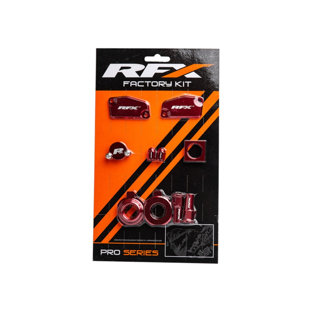 Free Shipping Anodized Aesthetic Kit RFX FACTORY-RED For Motorcycle Parts